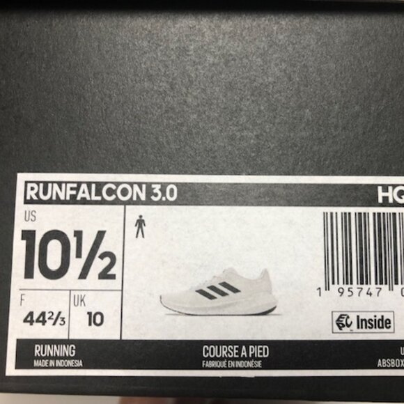 Runfalcon 3 Cloudfoam Low Running Shoes size 10.5 Mens - Picture 6 of 7